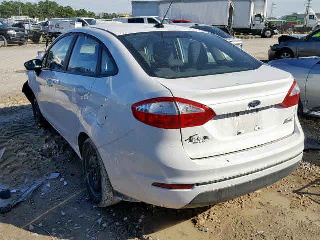 3FADP4AJ9EM243666 - 2014 FORD FIESTA S WHITE photo 3