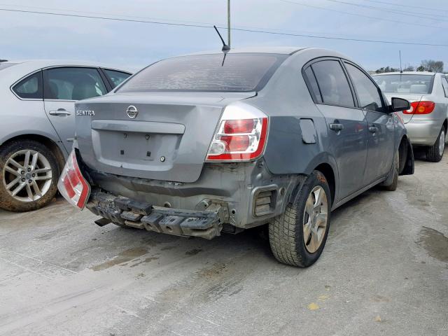 3N1AB61E49L633678 - 2009 NISSAN SENTRA 2.0 GRAY photo 4