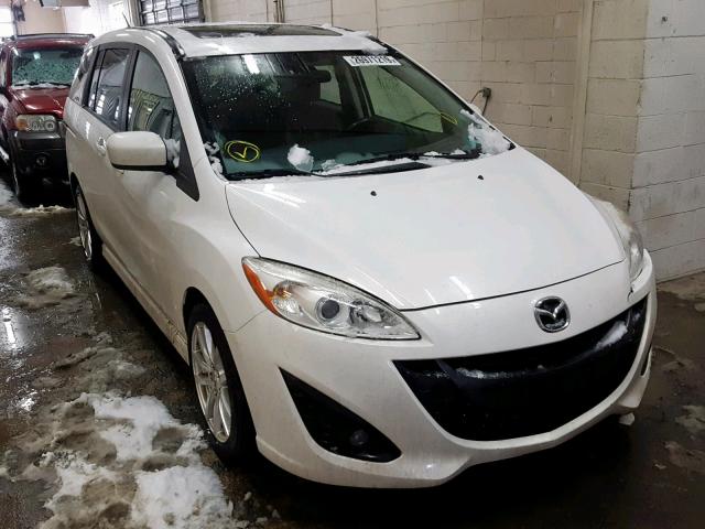 JM1CW2DL2C0138705 - 2012 MAZDA 5 WHITE photo 1