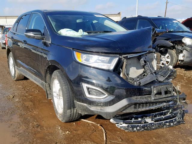 2FMPK4J95HBC67752 - 2017 FORD EDGE SEL BLACK photo 1