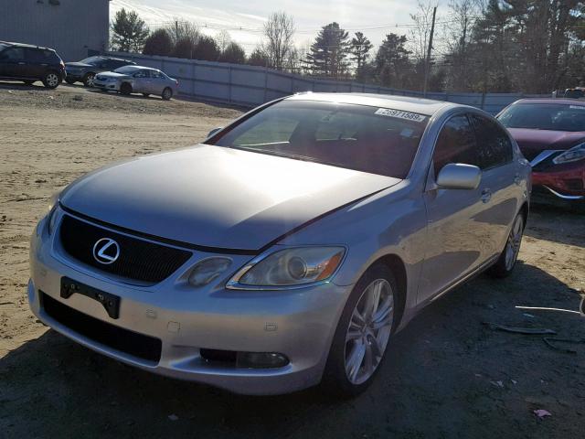 JTHBC96S675010654 - 2007 LEXUS GS 450H GRAY photo 2