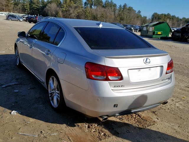 JTHBC96S675010654 - 2007 LEXUS GS 450H GRAY photo 3