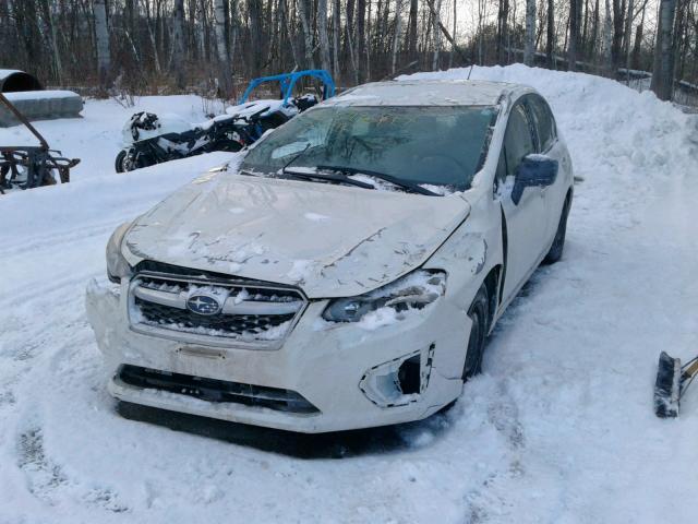 JF1GJAA63DG008908 - 2013 SUBARU IMPREZA BA WHITE photo 2