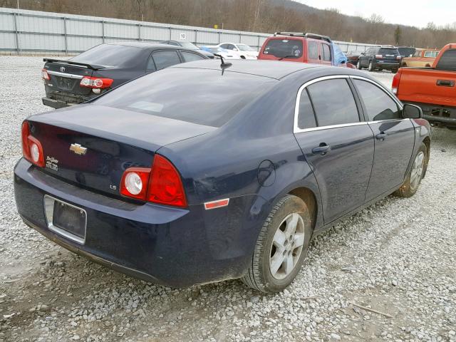 1G1ZG57B98F162699 - 2008 CHEVROLET MALIBU LS BLUE photo 4