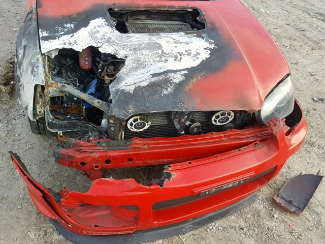 JF1GD29635G508148 - 2005 SUBARU IMPREZA WR RED photo 9