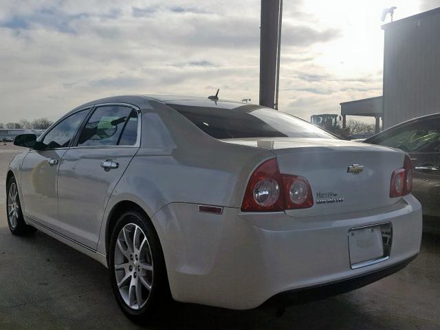 1G1ZE5E18BF169053 - 2011 CHEVROLET MALIBU LTZ WHITE photo 3