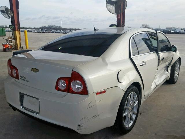 1G1ZE5E18BF169053 - 2011 CHEVROLET MALIBU LTZ WHITE photo 4