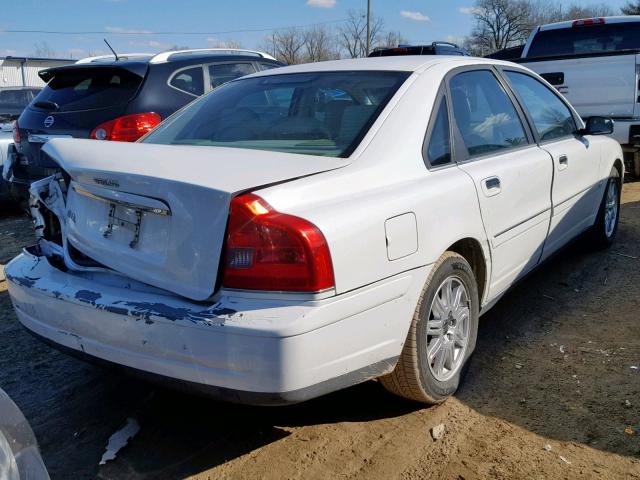 YV1TS592751403347 - 2005 VOLVO S80 2.5T WHITE photo 4