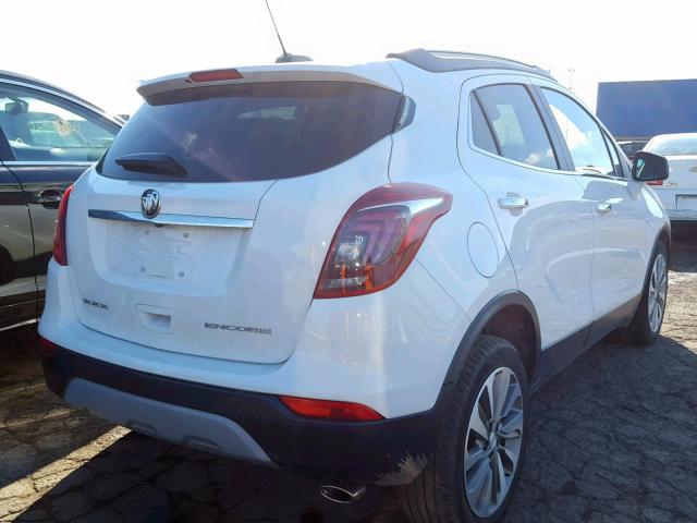 KL4CJASB5HB068626 - 2017 BUICK ENCORE PRE WHITE photo 4