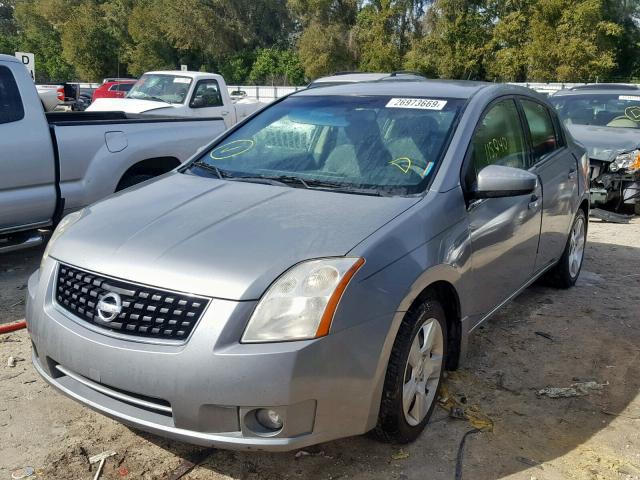 3N1AB61E58L700514 - 2008 NISSAN SENTRA 2.0 SILVER photo 2