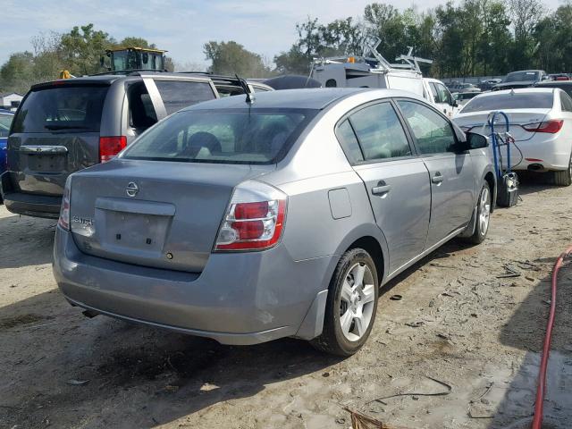 3N1AB61E58L700514 - 2008 NISSAN SENTRA 2.0 SILVER photo 4