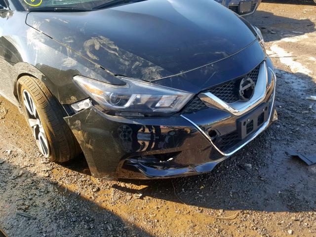 1N4AA6AP7HC414764 - 2017 NISSAN MAXIMA 3.5 BLACK photo 9