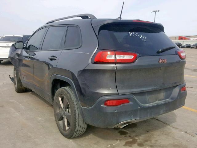 1C4PJLCB3GW369808 - 2016 JEEP CHEROKEE L GRAY photo 3