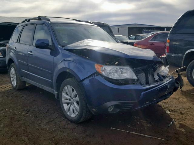 JF2SHAECXCH435447 - 2012 SUBARU FORESTER L BLUE photo 1