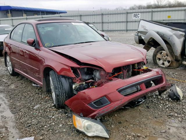 4S3BL846294217861 - 2009 SUBARU LEGACY 3.0 RED photo 1