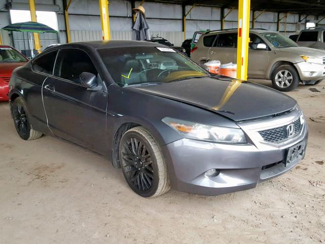 1HGCS22858A018068 - 2008 HONDA ACCORD EXL GRAY photo 1