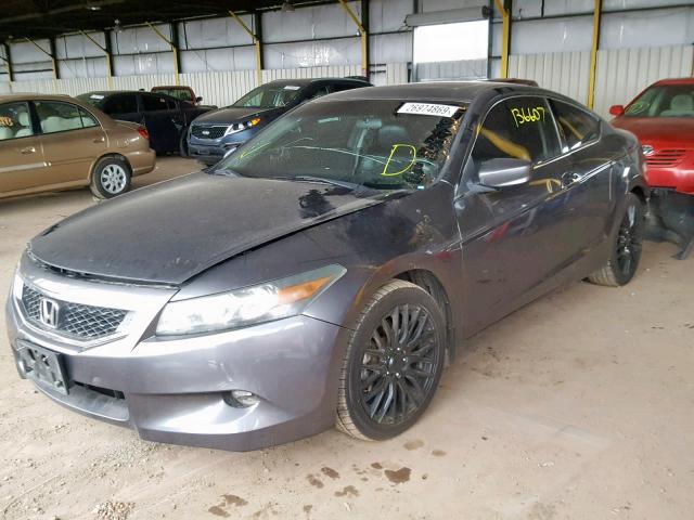 1HGCS22858A018068 - 2008 HONDA ACCORD EXL GRAY photo 2