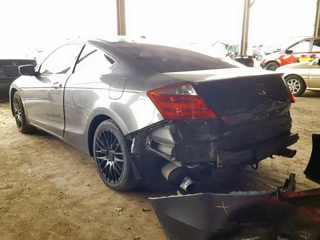 1HGCS22858A018068 - 2008 HONDA ACCORD EXL GRAY photo 3