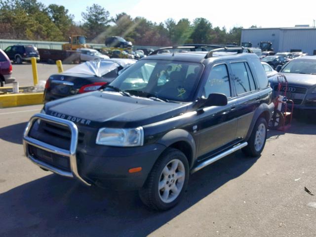 SALNY22242A363643 - 2002 LAND ROVER FREELANDER BLACK photo 2