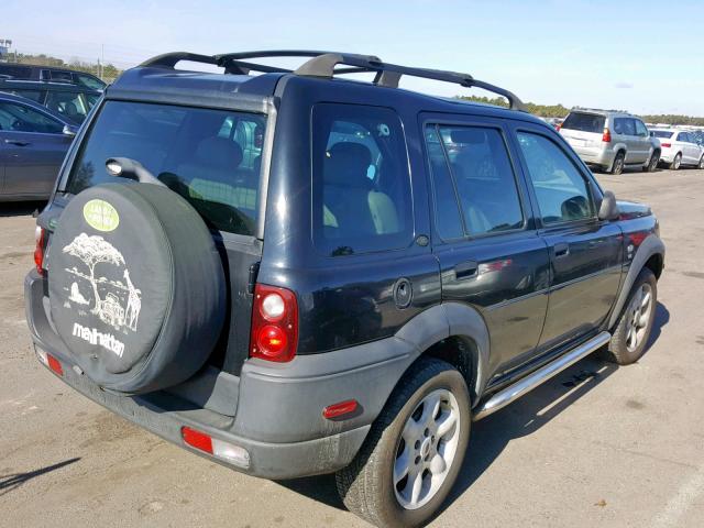 SALNY22242A363643 - 2002 LAND ROVER FREELANDER BLACK photo 4