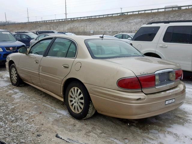 1G4HP52K55U133651 - 2005 BUICK LESABRE CU BEIGE photo 3