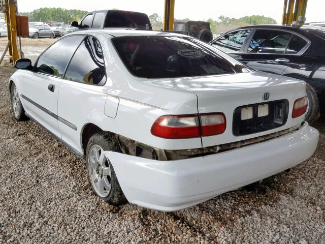 1HGEJ2120SL030925 - 1995 HONDA CIVIC DX WHITE photo 3