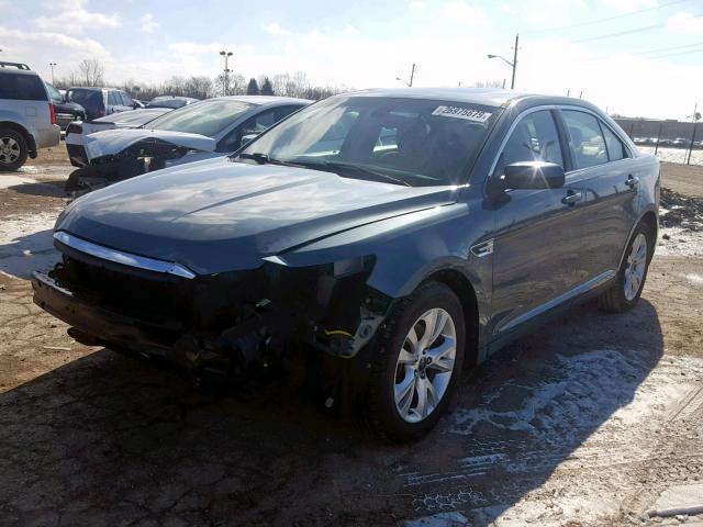 1FAHP2HWXAG154152 - 2010 FORD TAURUS SEL BLUE photo 2