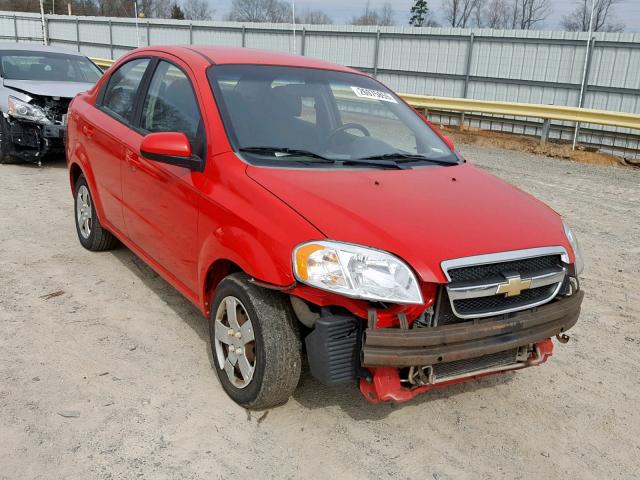 KL1TD5DEXBB163077 - 2011 CHEVROLET AVEO LS RED photo 1