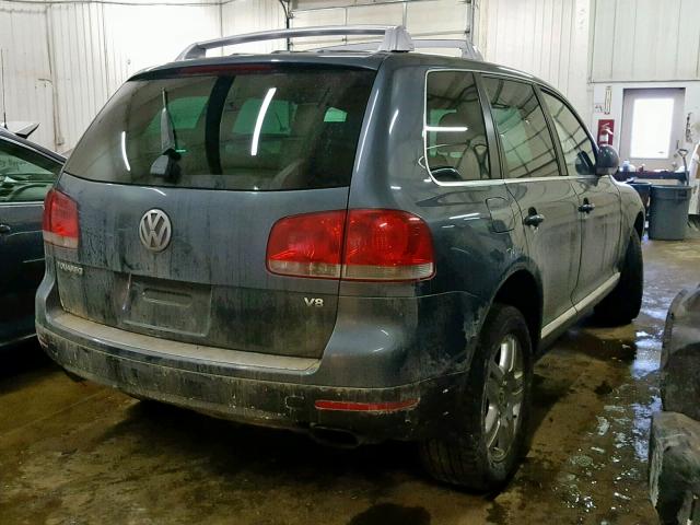 WVGMM77L45D004787 - 2005 VOLKSWAGEN TOUAREG 4. GRAY photo 4