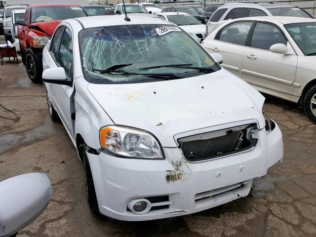 KL1TG5DE1BB191034 - 2011 CHEVROLET AVEO LT WHITE photo 1