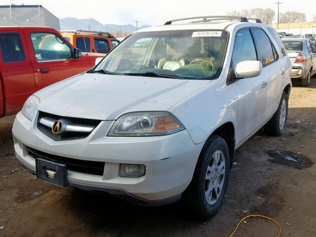 2HNYD18654H517067 - 2004 ACURA MDX TOURIN WHITE photo 2