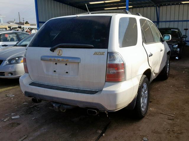 2HNYD18654H517067 - 2004 ACURA MDX TOURIN WHITE photo 4