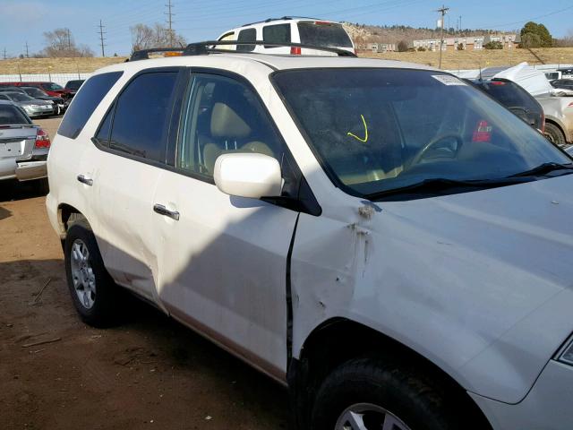 2HNYD18654H517067 - 2004 ACURA MDX TOURIN WHITE photo 9