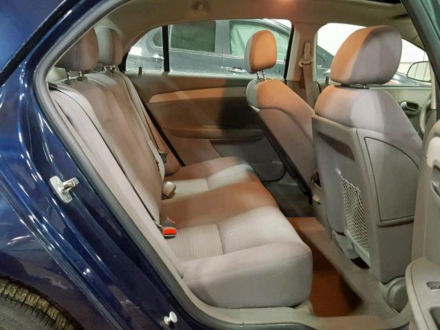 1G1ZH57BX94271456 - 2009 CHEVROLET MALIBU 1LT 蓝色 照片 6
