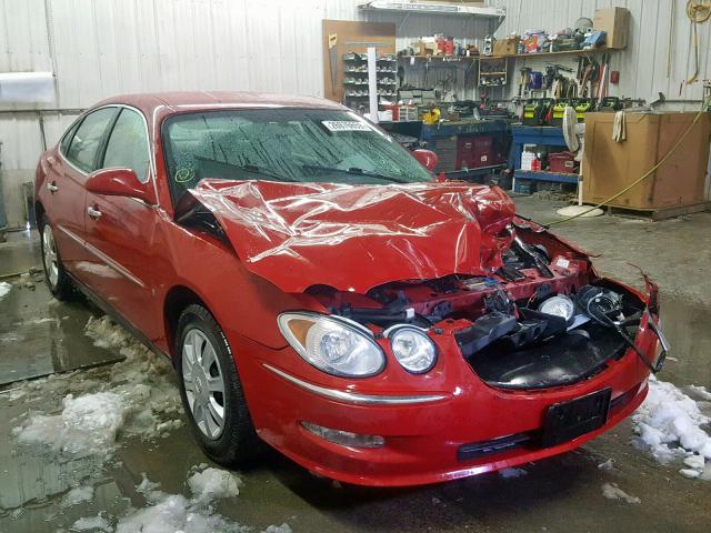 2G4WC582X81289713 - 2008 BUICK LACROSSE C RED photo 1