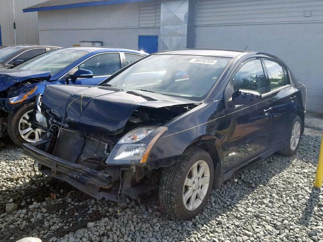 3N1AB6AP0CL701208 - 2012 NISSAN SENTRA 2.0 BLACK photo 2