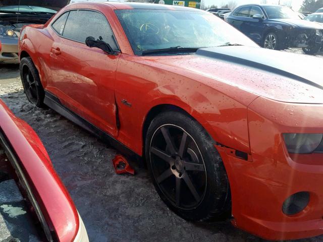 2G1FK1EJ4A9187299 - 2010 CHEVROLET CAMARO SS ORANGE photo 9