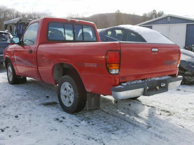 4F4CR12A1VTM11435 - 1997 MAZDA B2300 RED photo 3