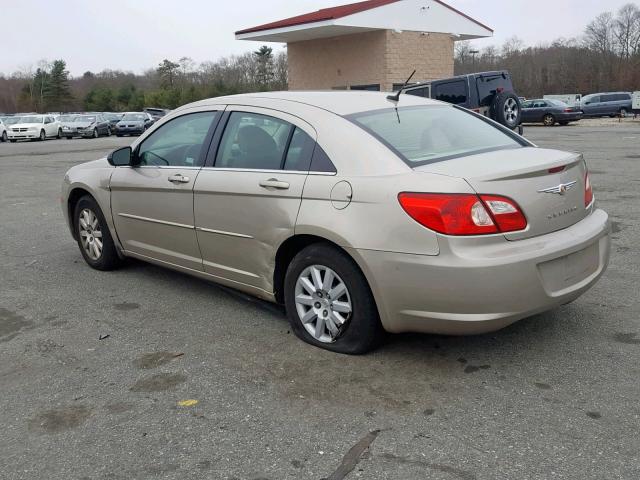 1C3LC46J08N188551 - 2008 CHRYSLER SEBRING LX GOLD photo 3