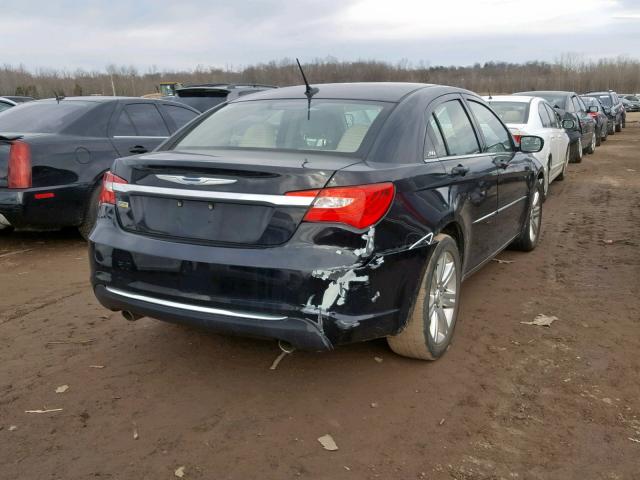 1C3CCBBG8CN225885 - 2012 CHRYSLER 200 TOURIN BLACK photo 4