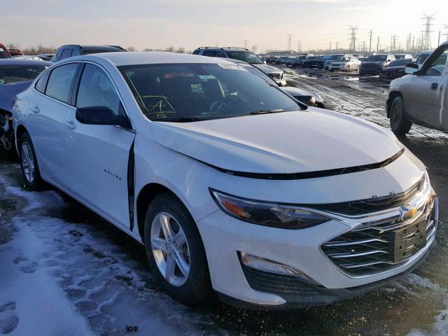 1G1ZB5ST7KF119047 - 2019 CHEVROLET MALIBU LS WHITE photo 1