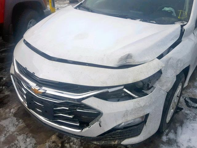 1G1ZB5ST7KF119047 - 2019 CHEVROLET MALIBU LS WHITE photo 9