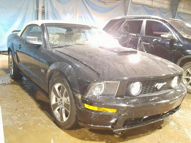 1ZVHT85HX85198072 - 2008 FORD MUSTANG GT BLACK photo 1