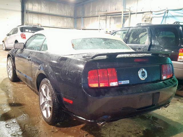 1ZVHT85HX85198072 - 2008 FORD MUSTANG GT BLACK photo 3