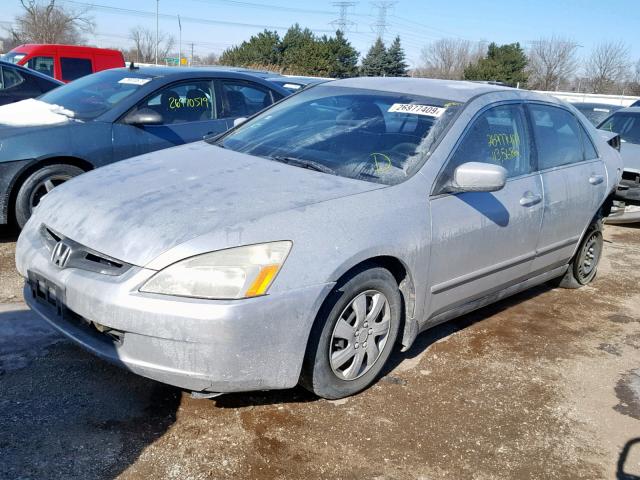 1HGCM56323A012568 - 2003 HONDA ACCORD LX SILVER photo 2