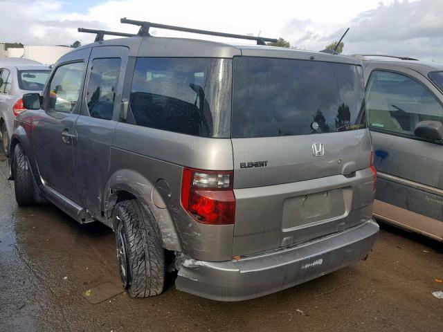 5J6YH17997L002175 - 2007 HONDA ELEMENT SC CHARCOAL photo 3