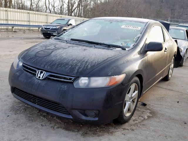 2HGFG12958H567322 - 2008 HONDA CIVIC EXL BLACK photo 2