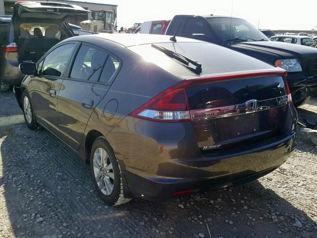 JHMZE2H77ES001694 - 2014 HONDA INSIGHT EX BROWN photo 3