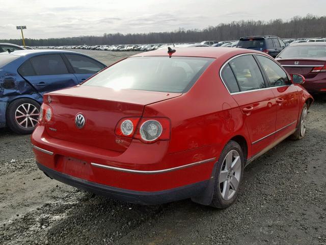 WVWAK73C18E180293 - 2008 VOLKSWAGEN PASSAT KOM RED photo 4