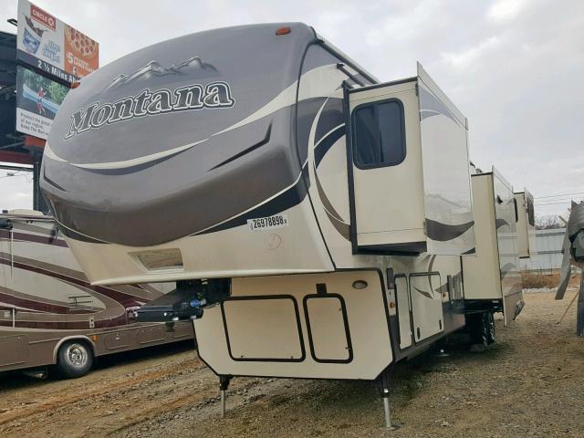 4YDF37924G4700229 - 2016 KEYSTONE MONTANA TAN photo 2